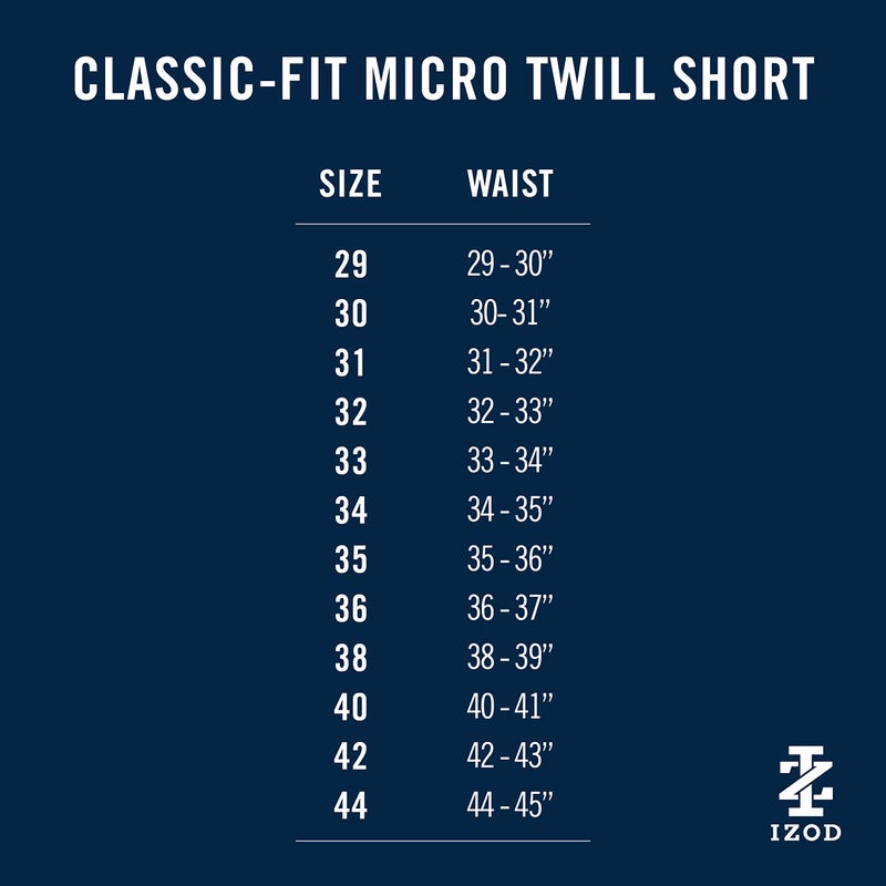 IZOD Men's 9.5"Micro Poly Classic Fit Golf Short, 38, Khaki - Image 4